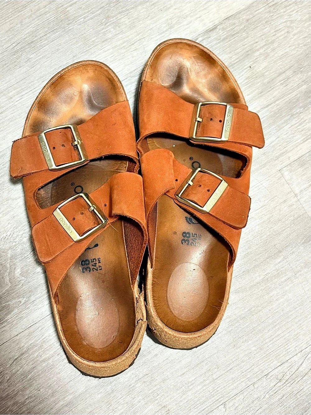 Papillio by Birkenstock Arizona Platform Sandals Brown EU 38